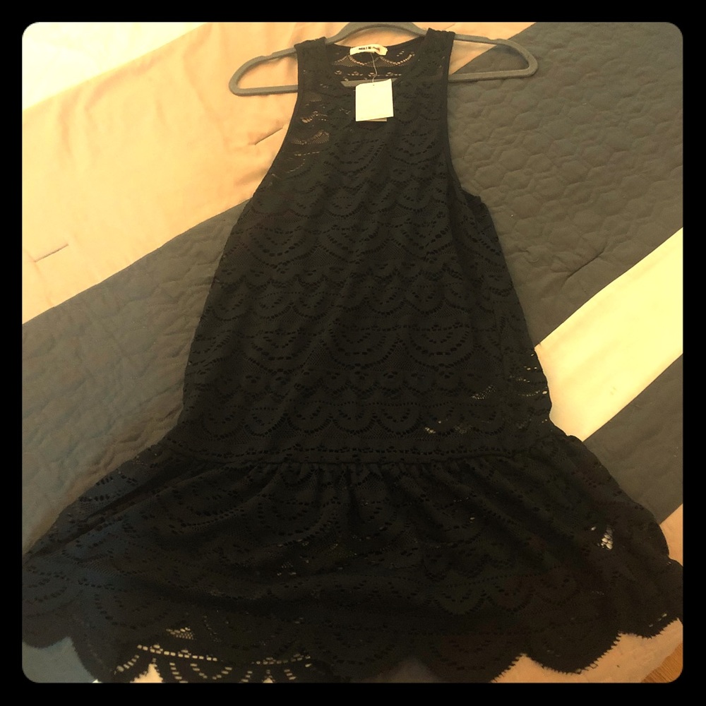 Juniors' Crochet Racerback Dress Cover-Up